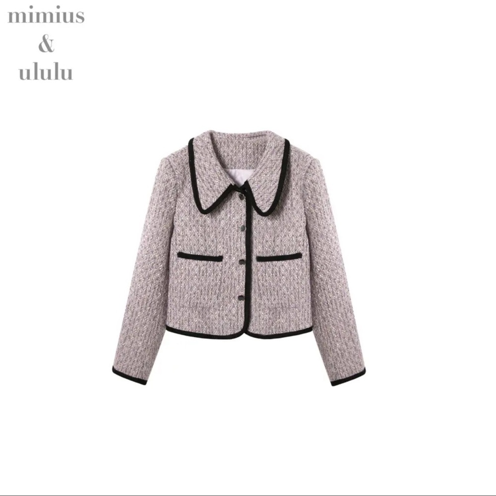 Purple Super Warm Tweed Jacket